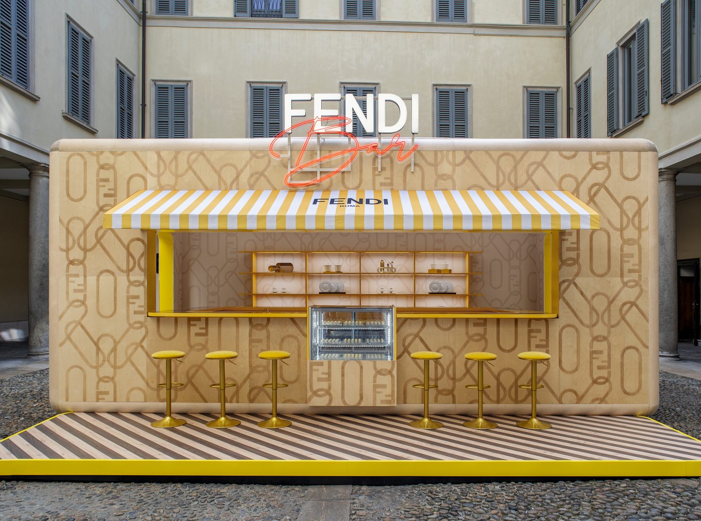 Fendi Bar Milano Design Week 2022 retail design_Pardgroup