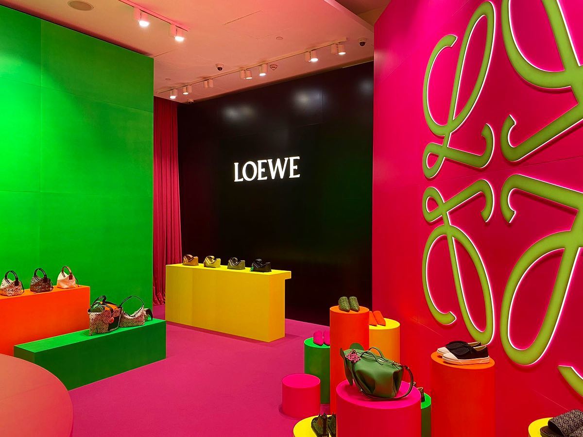 Loewe, POP UP, Sconci Gallery retail design Pardgroup