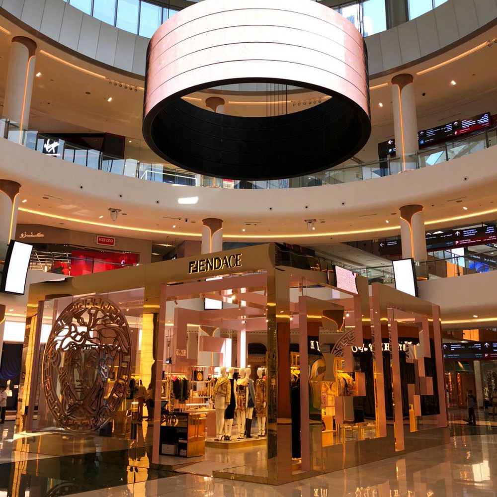 Fendace_Pop up Dubai Mall retail design_Pardgroup