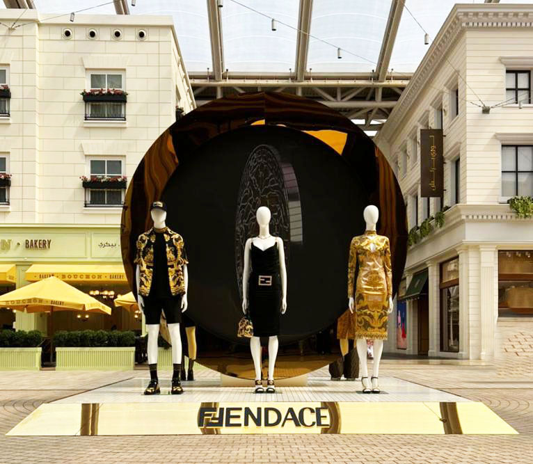Fendace_Pop up Kuwait Avenues Mall retail design_Pardgroup