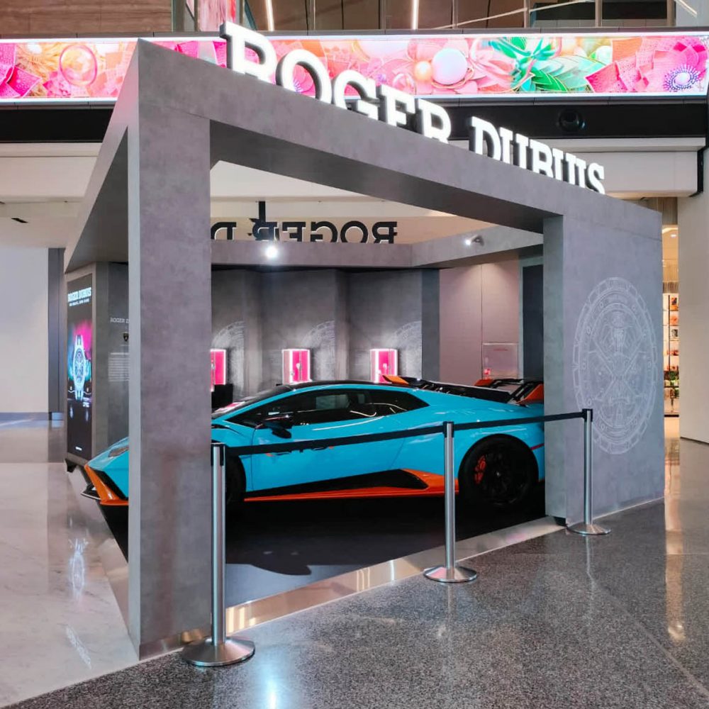Roger Dubuis e Lamborghini Pop Up, Aeroporto internazionale di Doha, Qatar
