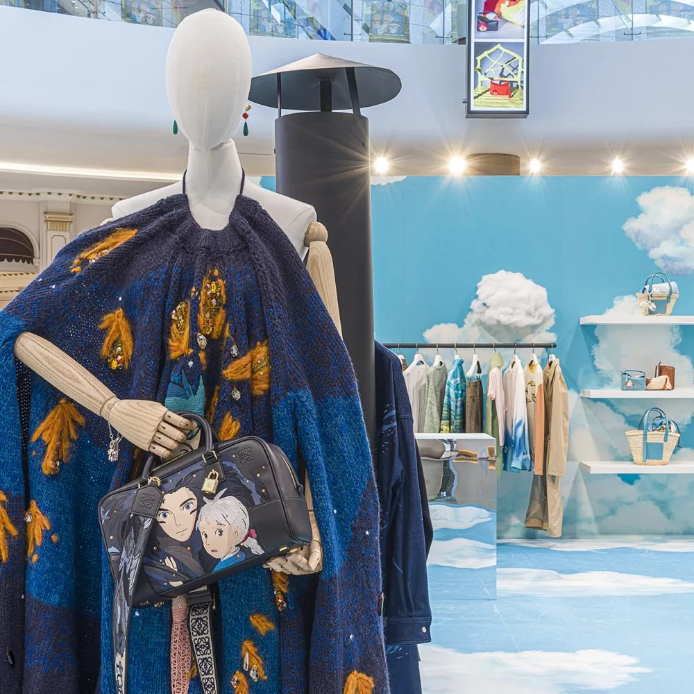 Loewe, Howl’s Moving Castle Pop Up, Dubai Mall