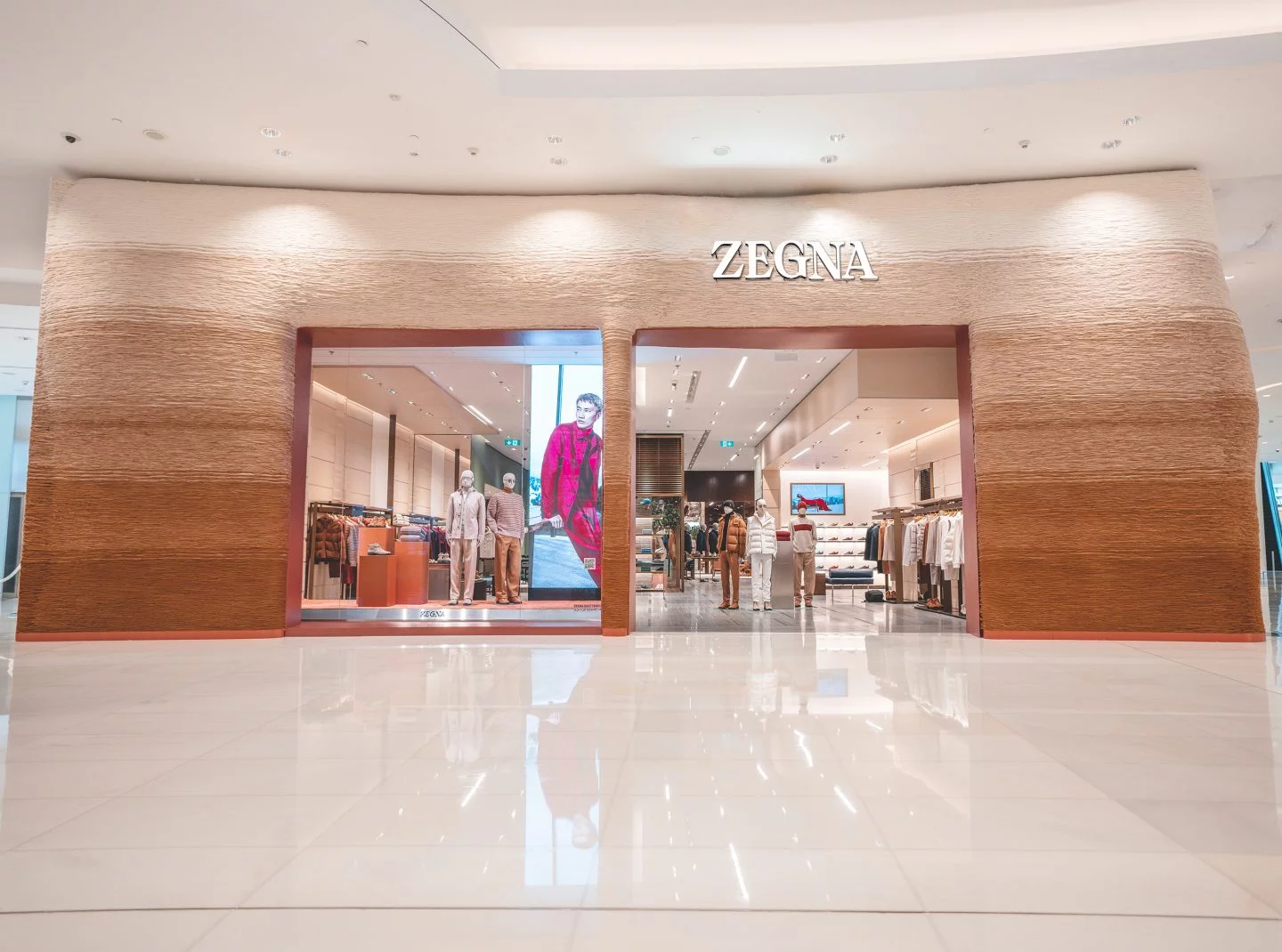 Zegna Boutique Facade Dubai Mall - Pardgroup