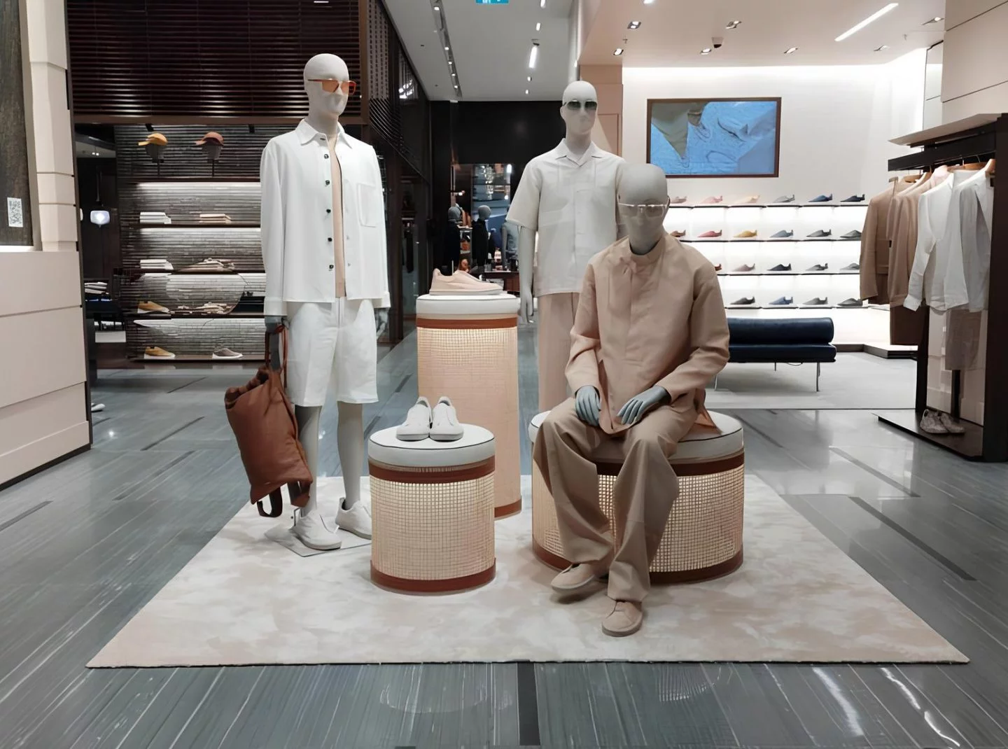 Zegna SS23 Windows Dubai Mall - Pardgroup